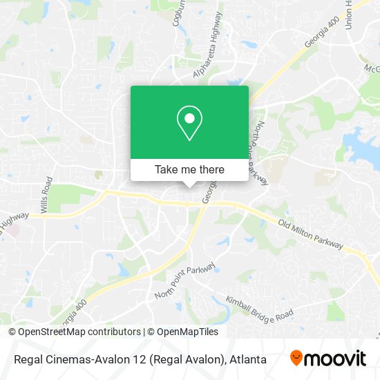 Mapa de Regal Cinemas-Avalon 12 (Regal Avalon)