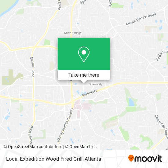 Mapa de Local Expedition Wood Fired Grill