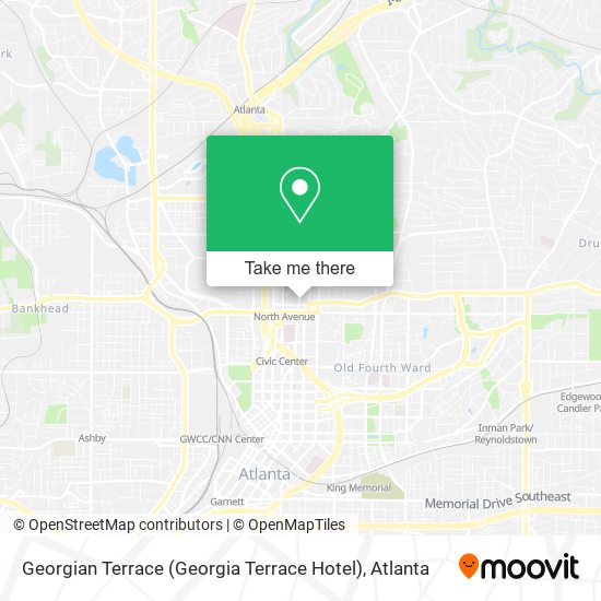 Georgian Terrace (Georgia Terrace Hotel) map