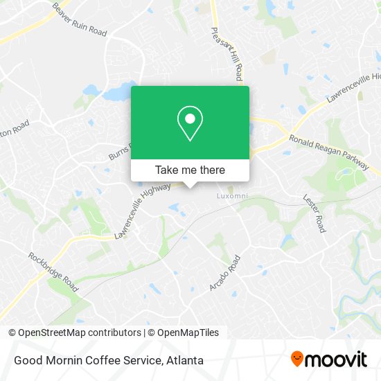 Mapa de Good Mornin Coffee Service
