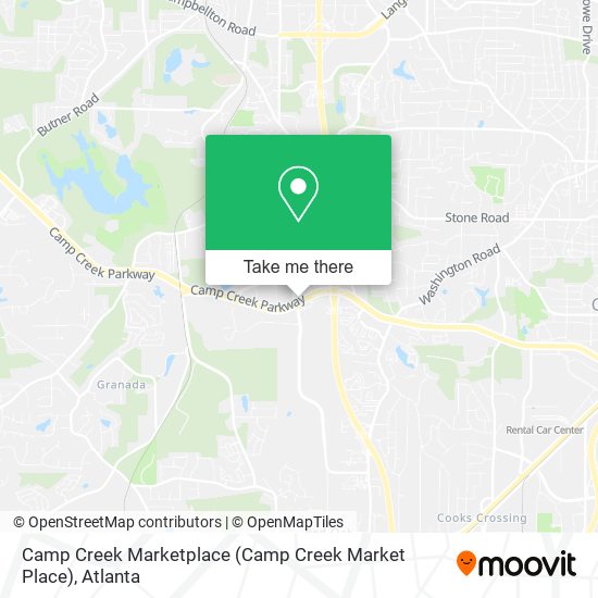 Mapa de Camp Creek Marketplace (Camp Creek Market Place)