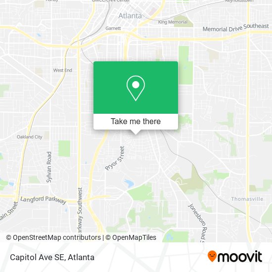 Mapa de Capitol Ave SE