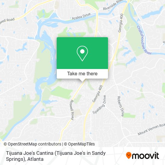 Tijuana Joe's Cantina (Tijuana Joe's in Sandy Springs) map