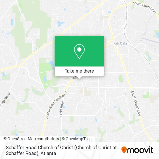 Mapa de Schaffer Road Church of Christ