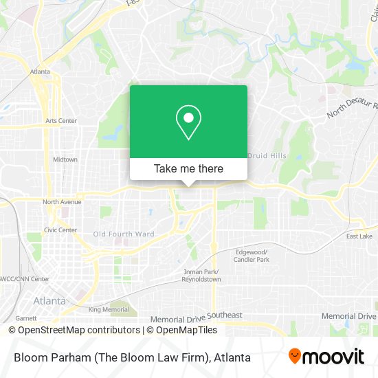 Mapa de Bloom Parham (The Bloom Law Firm)