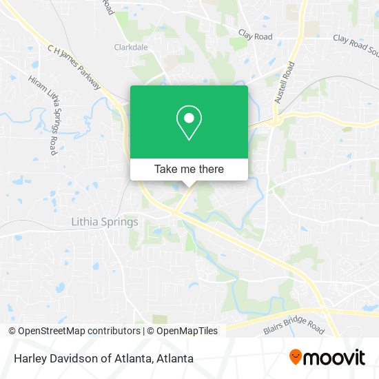 Mapa de Harley Davidson of Atlanta