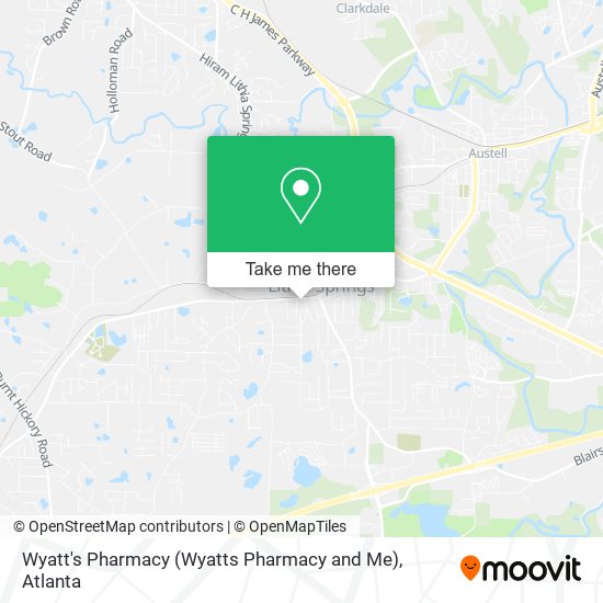 Mapa de Wyatt's Pharmacy (Wyatts Pharmacy and Me)