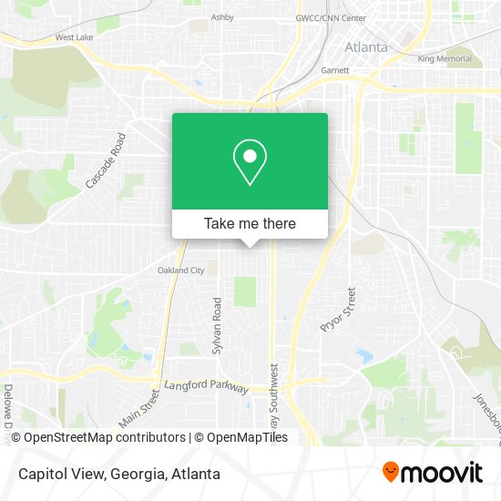 Mapa de Capitol View, Georgia