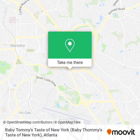 Mapa de Baby Tommy's Taste of New York