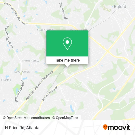 Mapa de N Price Rd