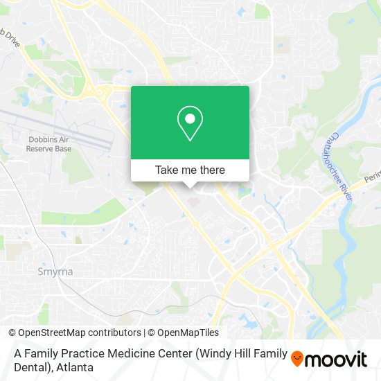 Mapa de A Family Practice Medicine Center (Windy Hill Family Dental)