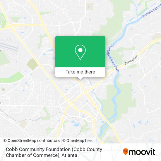 Cobb Community Foundation (Cobb County Chamber of Commerce) map