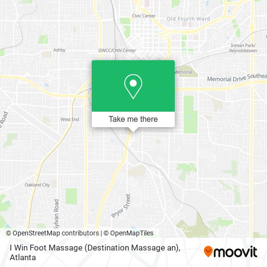 Mapa de I Win Foot Massage (Destination Massage an)