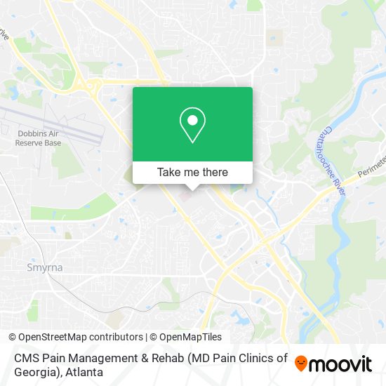 CMS Pain Management & Rehab (MD Pain Clinics of Georgia) map