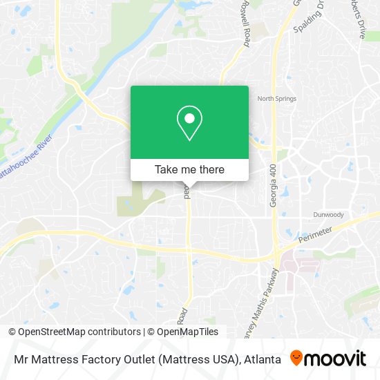 Mapa de Mr Mattress Factory Outlet (Mattress USA)