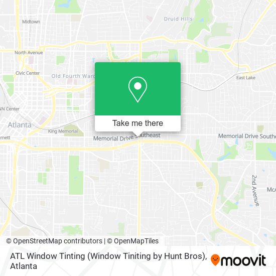 Mapa de ATL Window Tinting (Window Tiniting by Hunt Bros)