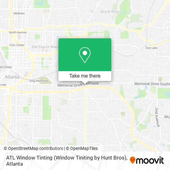 ATL Window Tinting (Window Tiniting by Hunt Bros) map