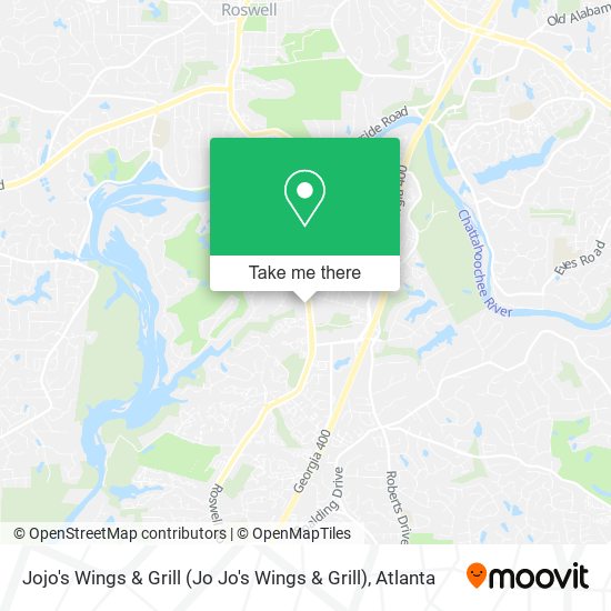Mapa de Jojo's Wings & Grill