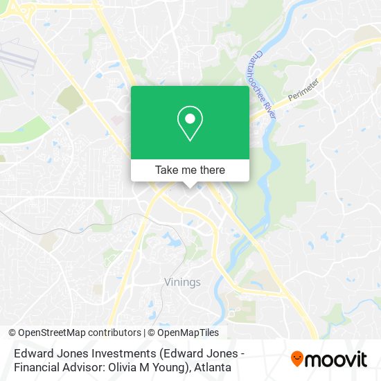 Mapa de Edward Jones Investments (Edward Jones - Financial Advisor: Olivia M Young)