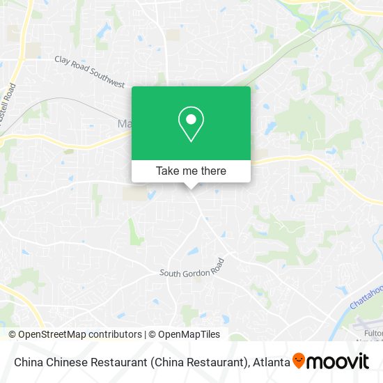 China Chinese Restaurant (China Restaurant) map