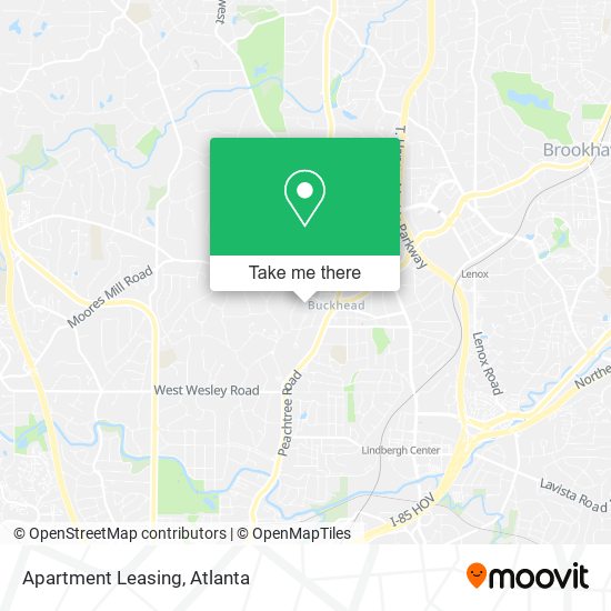 Apartment Leasing map