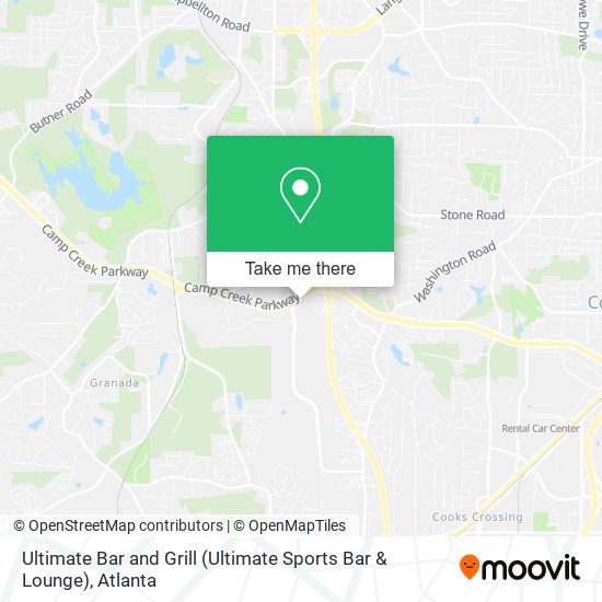 Mapa de Ultimate Bar and Grill (Ultimate Sports Bar & Lounge)