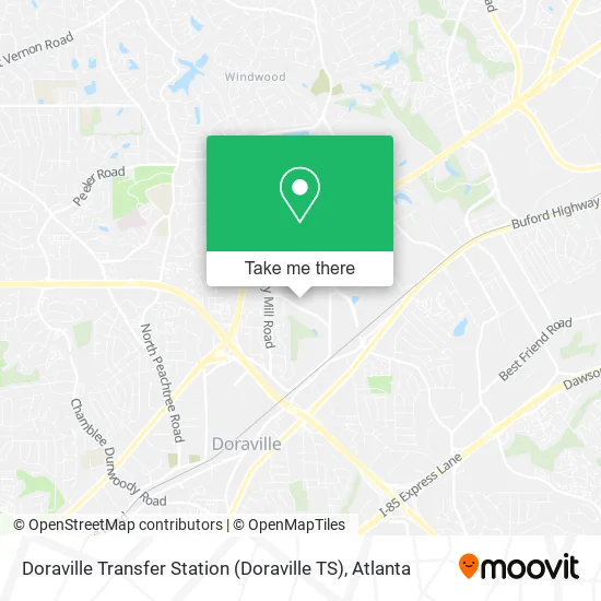 Mapa de Doraville Transfer Station (Doraville TS)
