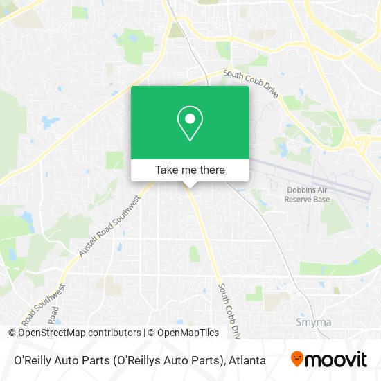 Mapa de O'Reilly Auto Parts