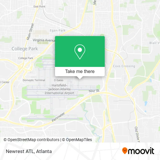 Mapa de Newrest ATL