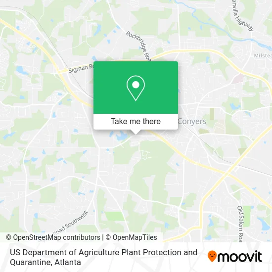 US Department of Agriculture Plant Protection and Quarantine map
