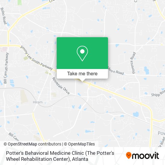 Mapa de Potter's Behavioral Medicine Clinic (The Potter's Wheel Rehabilitation Center)