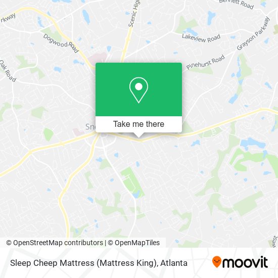 Sleep Cheep Mattress (Mattress King) map