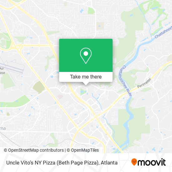 Mapa de Uncle Vito's NY Pizza (Beth Page Pizza)