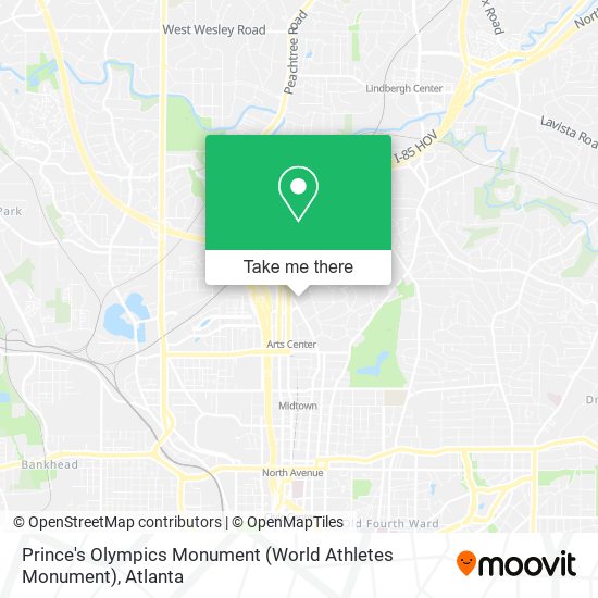 Prince's Olympics Monument (World Athletes Monument) map