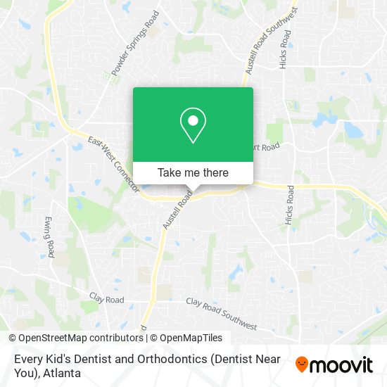 Mapa de Every Kid's Dentist and Orthodontics (Dentist Near You)