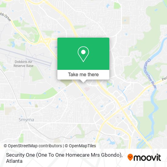 Mapa de Security One (One To One Homecare Mrs Gbondo)