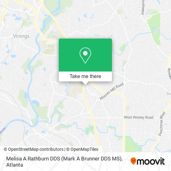 Melisa A Rathburn DDS (Mark A Brunner DDS MS) map