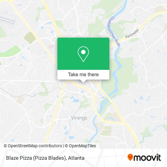 Mapa de Blaze Pizza (Pizza Blades)