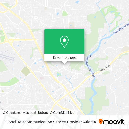 Global Telecommunication Service Provider map