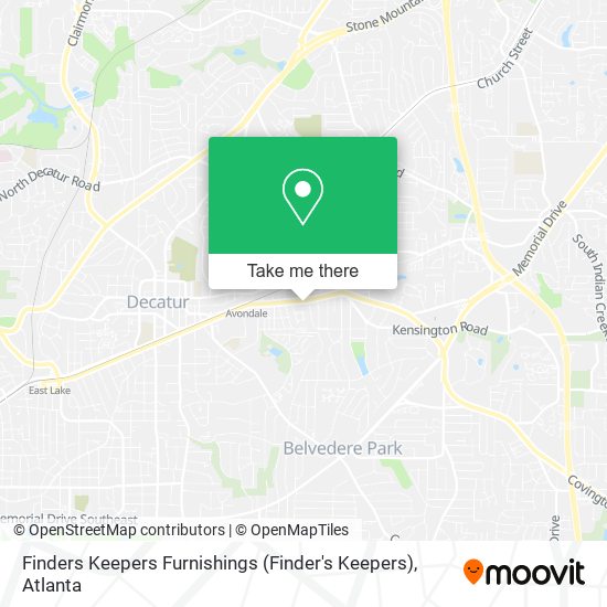 Mapa de Finders Keepers Furnishings (Finder's Keepers)