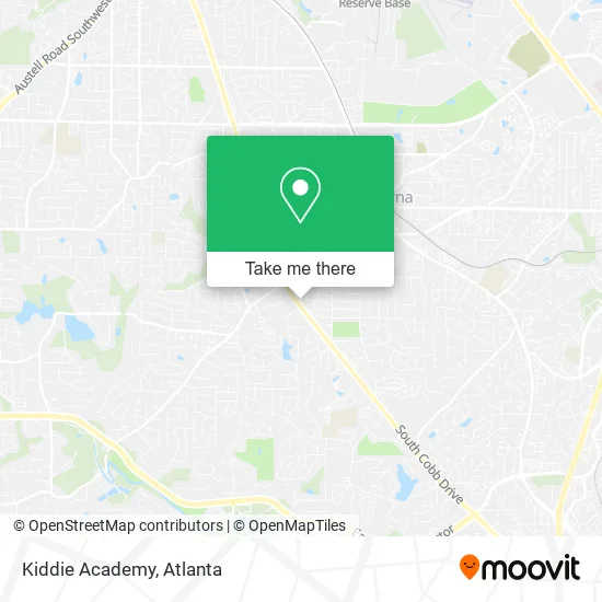 Kiddie Academy map