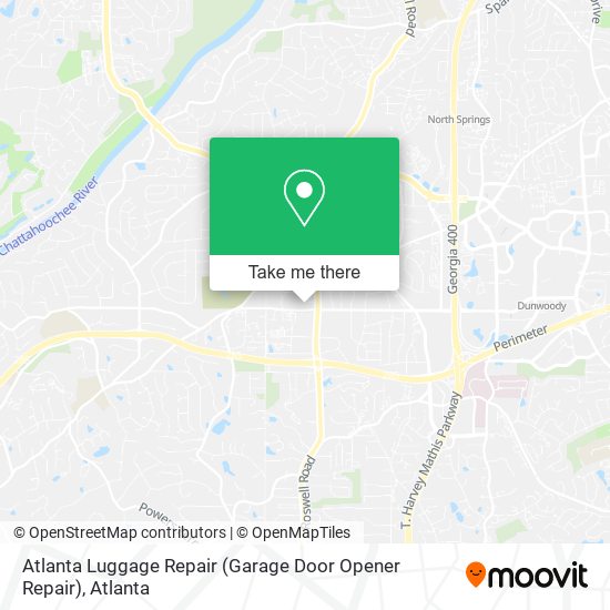 Atlanta Luggage Repair (Garage Door Opener Repair) map