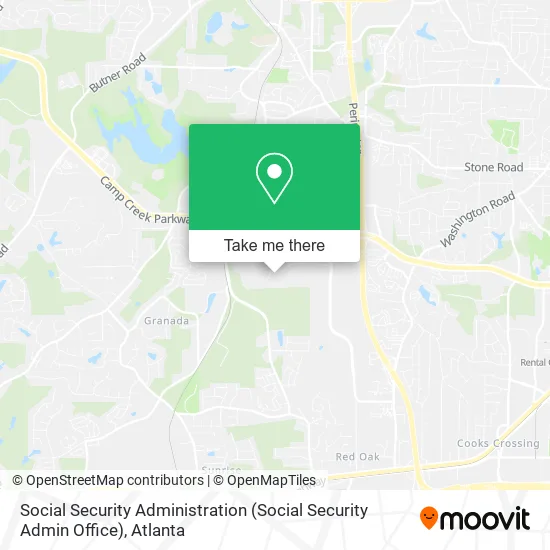 Social Security Administration (Social Security Admin Office) map