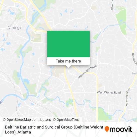 Mapa de Beltline Bariatric and Surgical Group (Beltline Weight Loss)