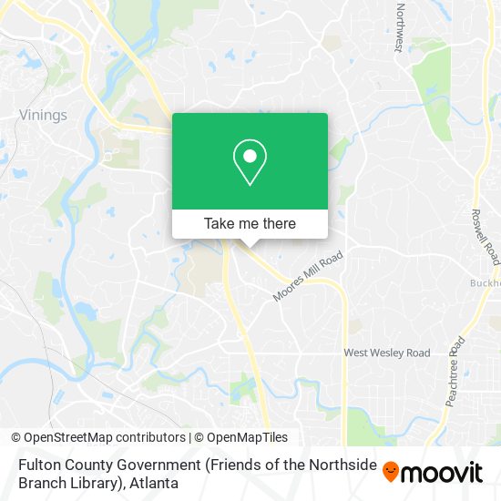 Fulton County Government (Friends of the Northside Branch Library) map