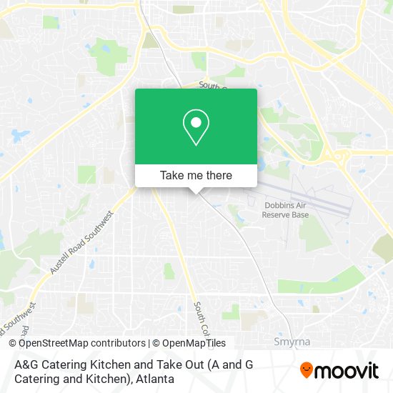 Mapa de A&G Catering Kitchen and Take Out (A and G Catering and Kitchen)