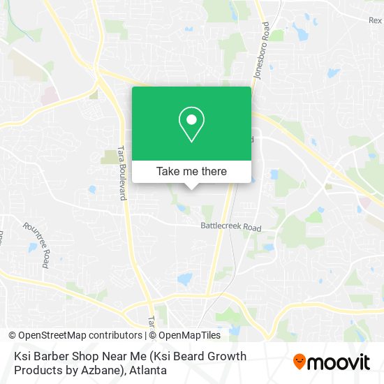 Mapa de Ksi Barber Shop Near Me (Ksi Beard Growth Products by Azbane)