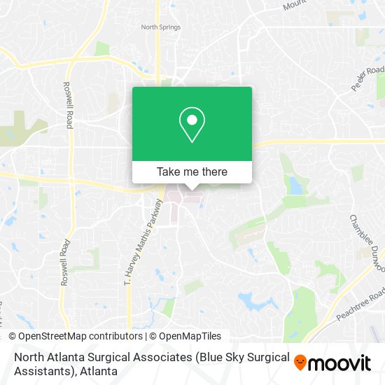 North Atlanta Surgical Associates (Blue Sky Surgical Assistants) map