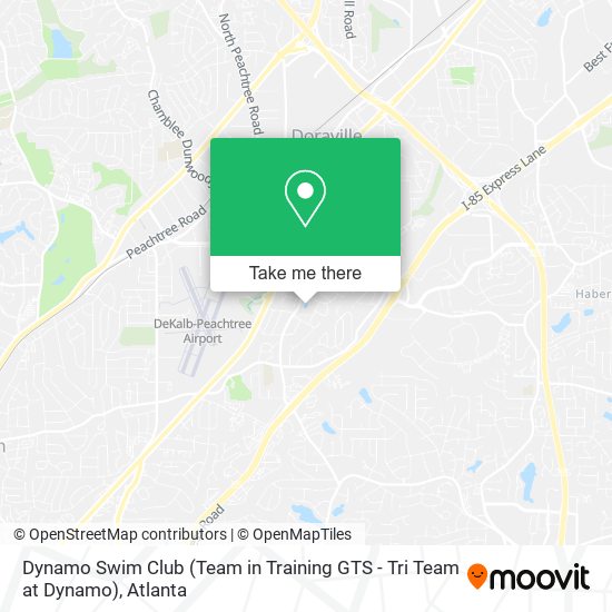 Dynamo Swim Club (Team in Training GTS - Tri Team at Dynamo) map