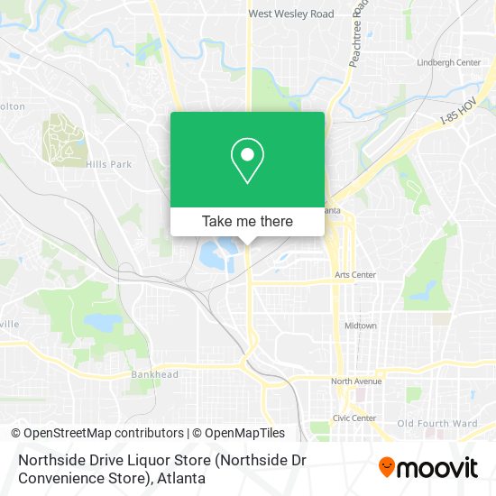 Northside Drive Liquor Store (Northside Dr Convenience Store) map